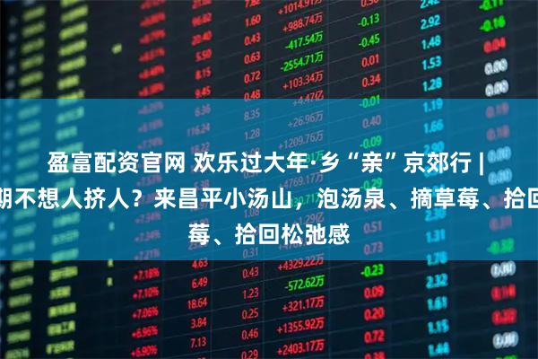 盈富配资官网 欢乐过大年·乡“亲”京郊行 | 春节假期不想人挤人？来昌平小汤山，泡汤泉、摘草莓、拾回松弛感